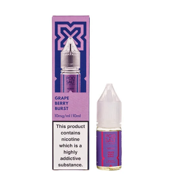 Grape Berry Burst Nic Salt E-Liquid by Pod Salt Nexus - Image 2
