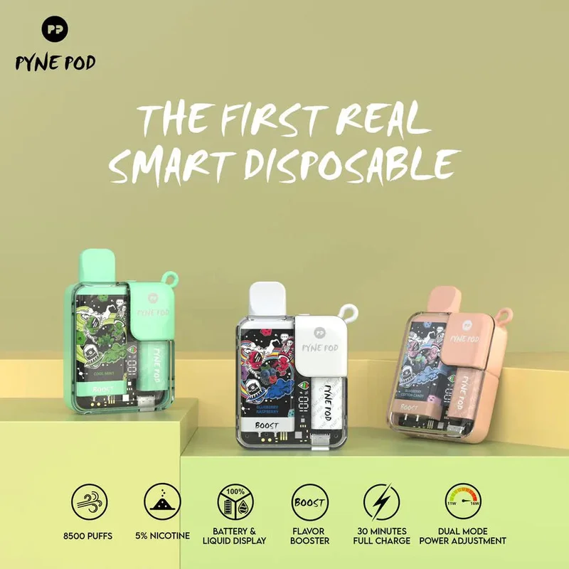 Pyne Pod BOOST 8500 Disposable Device – 8500 Puffs - Image 2