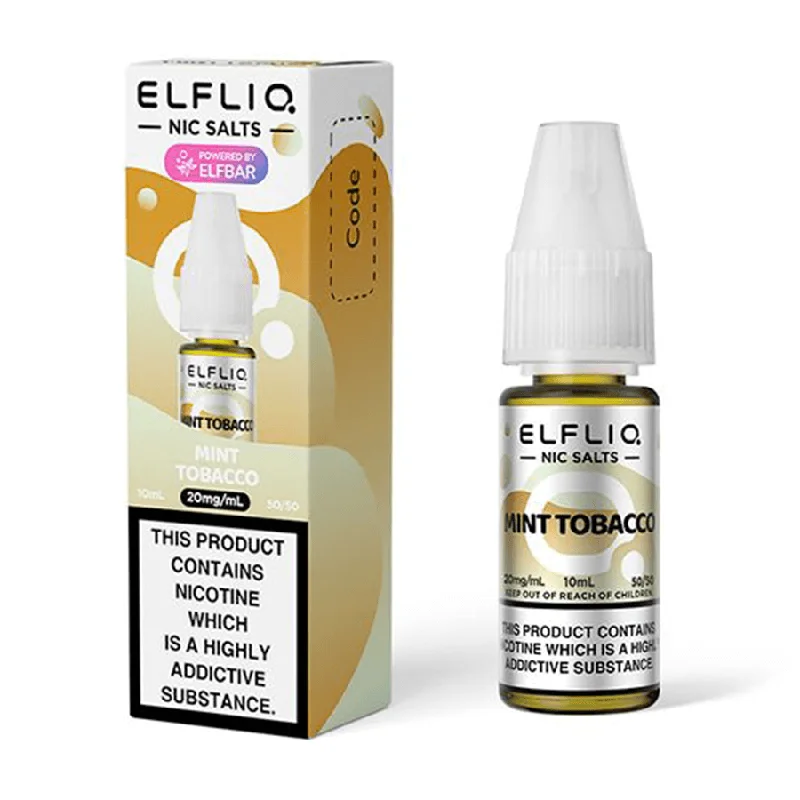 Mint Tobacco ElfLiq Nic Salt E-Liquid by Elf Bar - Image 2