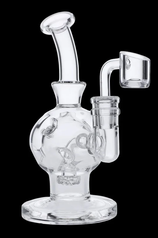 Smoke Cartel Bubbler Dab Rig w/ Quartz Banger