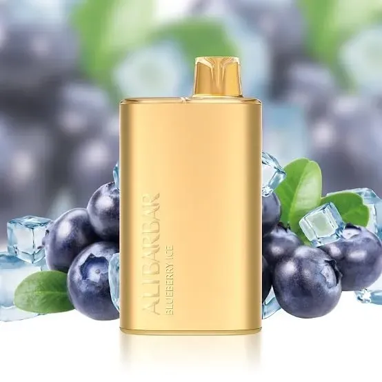 Alibarbar Rich 8000 Puffs – Blueberry Ice - Image 2