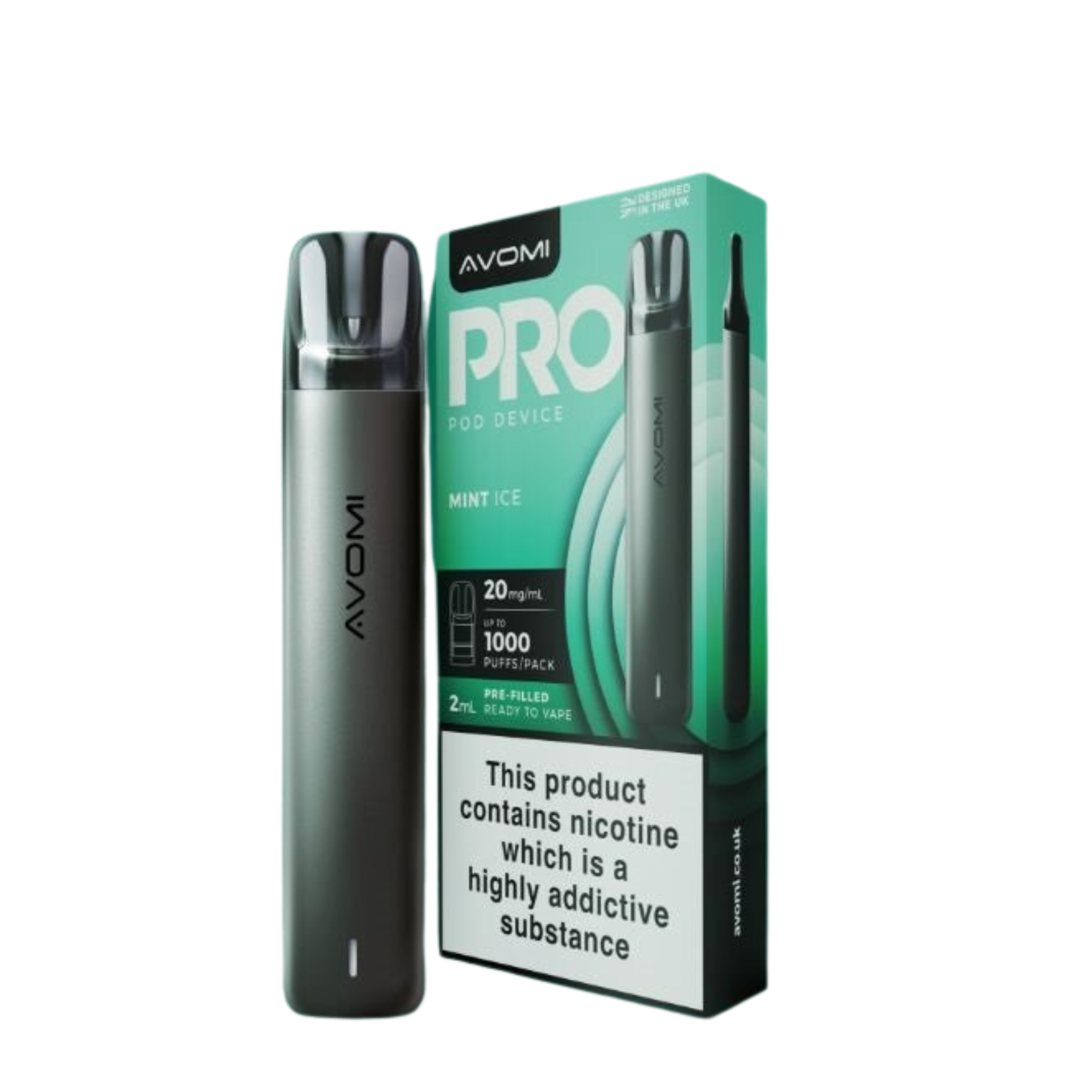 Avomi Pro 20mg (2%) Prefilled Pod Vape Kit - Image 6