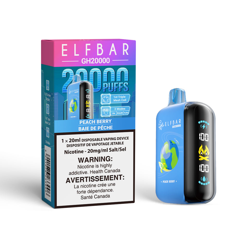 ELFBAR GH20000 – Peach Berry - Image 3