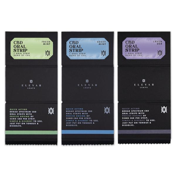 Elevar Leafs 125mg CBD Oral Strips - Image 5